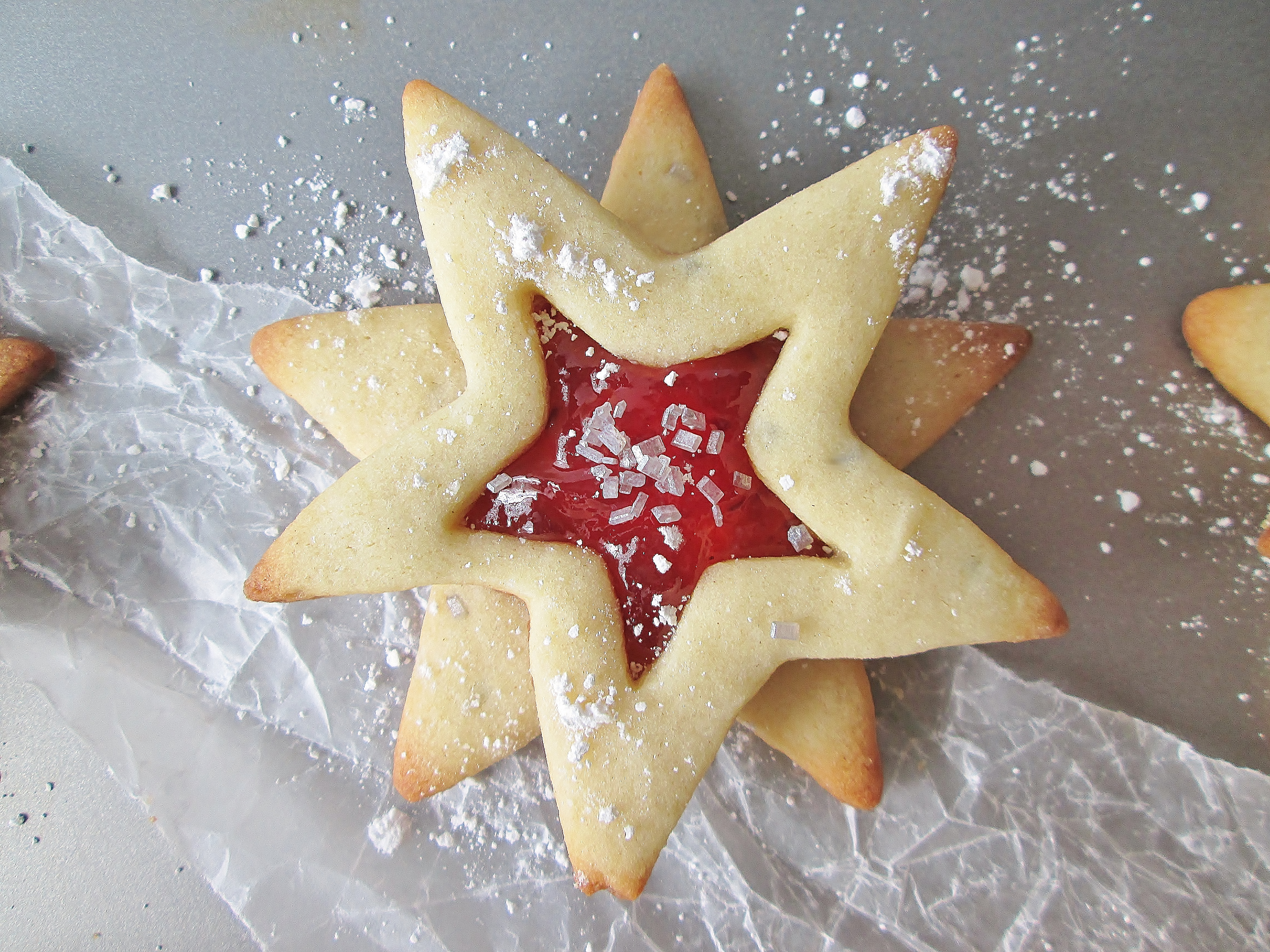 Glitter star Cookies